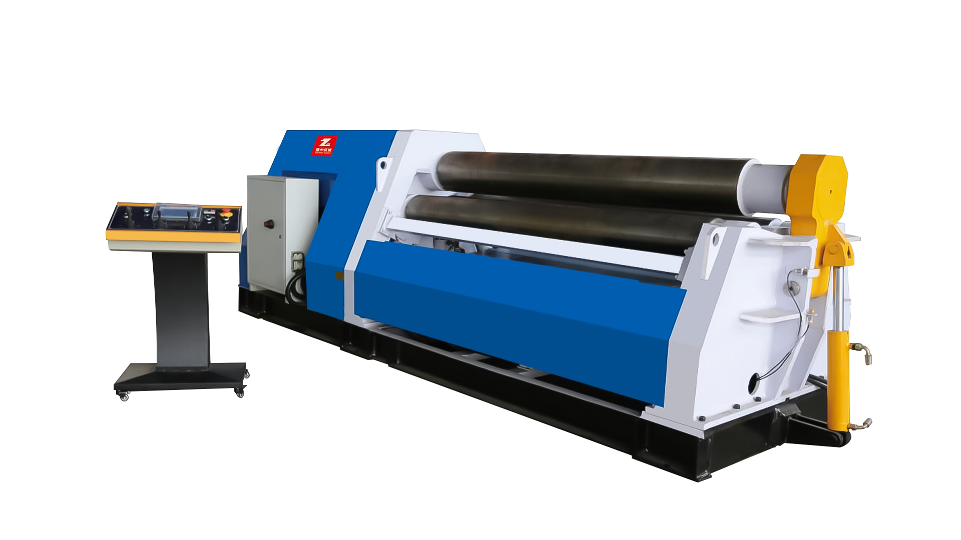 Máy cán tấm bốn trục servo điện CNC